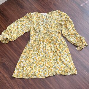 Lemon printed Dress